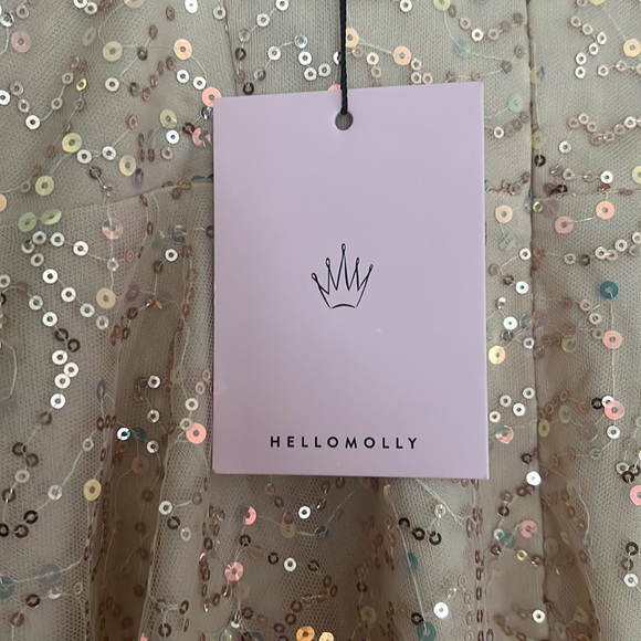 Hello Molly Sequin Rose Gold Dress - Picture 4 of 5